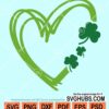 Lucky doodle heart svg