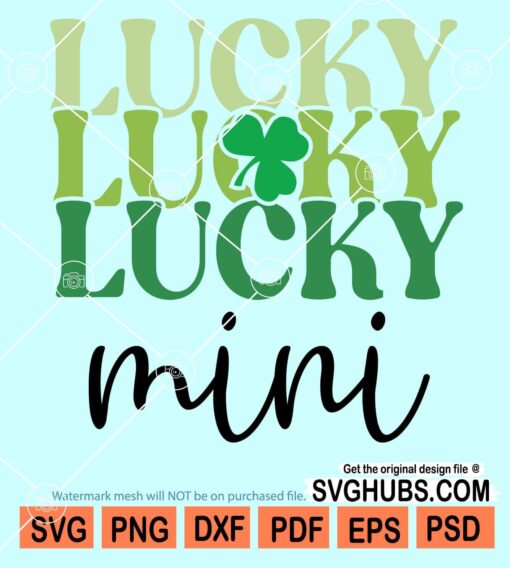 Lucky mini retro svg