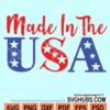 Made in the USA svg