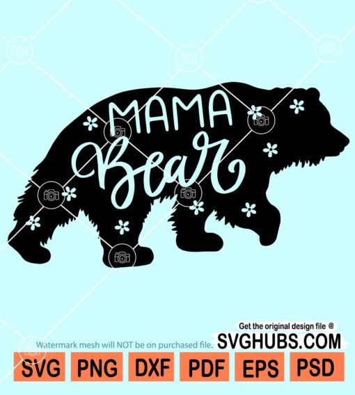 Mama bear svg