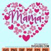 Mama heart svg
