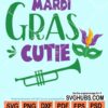 Mardi gras cutie svg