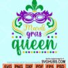 Mardi gras queen svg