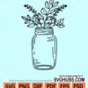Mason jar svg