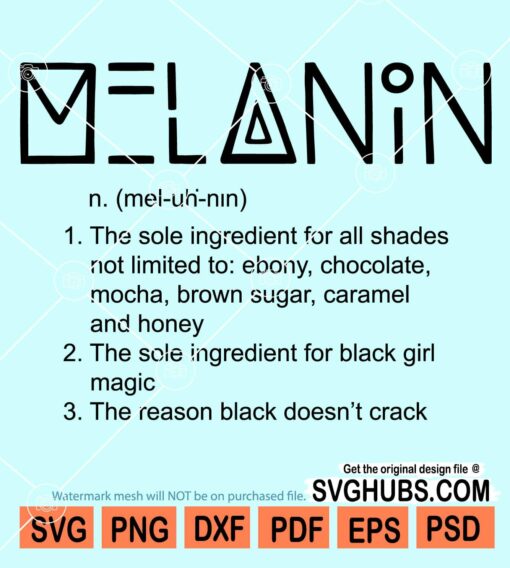 Melanin definition svg