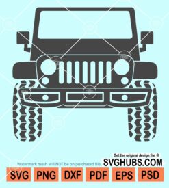 Monster car svg