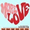 More love retro svg