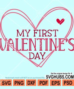 My first Valentine's day svg