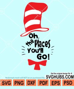 Oh the places you'll go svg