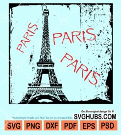 Paris eiffel tower svg