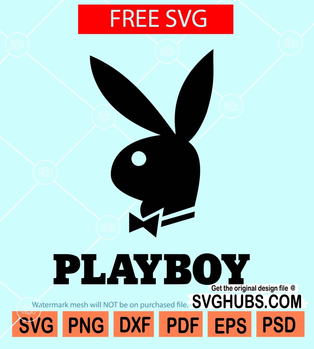 Playboy bunny svg free.