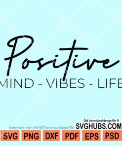 Positive mind svg