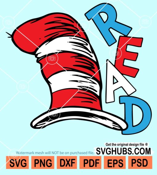 Read Dr. Seuss hat svg