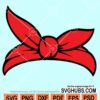Red bandana svg