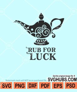 Rub for luck svg