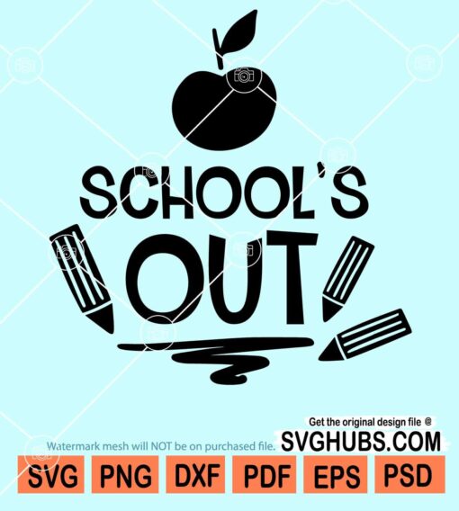 School's out svg