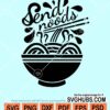 Send noods svg
