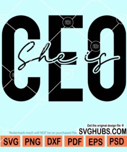 She is CEO svg