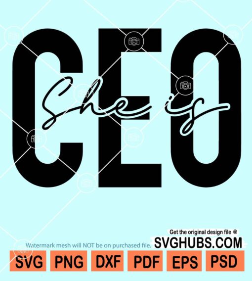 She is CEO svg