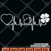 St. Patricks Heartbeat svg