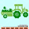 St. Patrick's day tractor svg