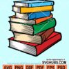 Stack of books svg