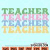 Stacked teacher svg