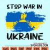Stop war in ukraine svg