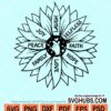 Sunflower faith love hope svg