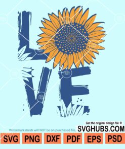 Sunflower love svg