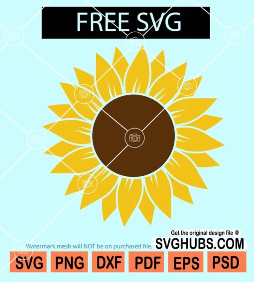 Sunflower svg free