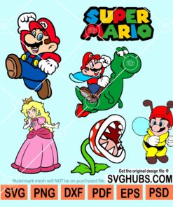 Super Mario Svg bundle