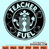 Teacher fuel svg