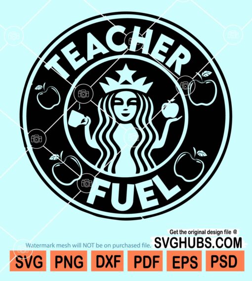 Teacher fuel svg