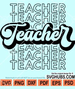 Teacher mirror svg