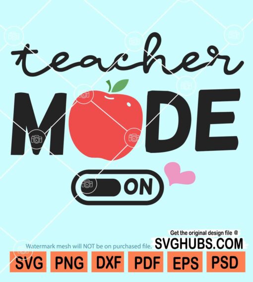 Teacher mode svg