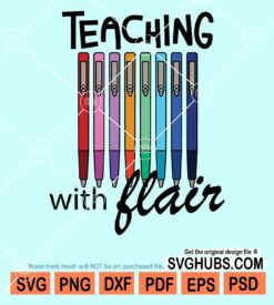 Teaching with flair svg