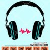 Tiktok headphones SVG