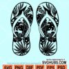 Tropical flip flops svg