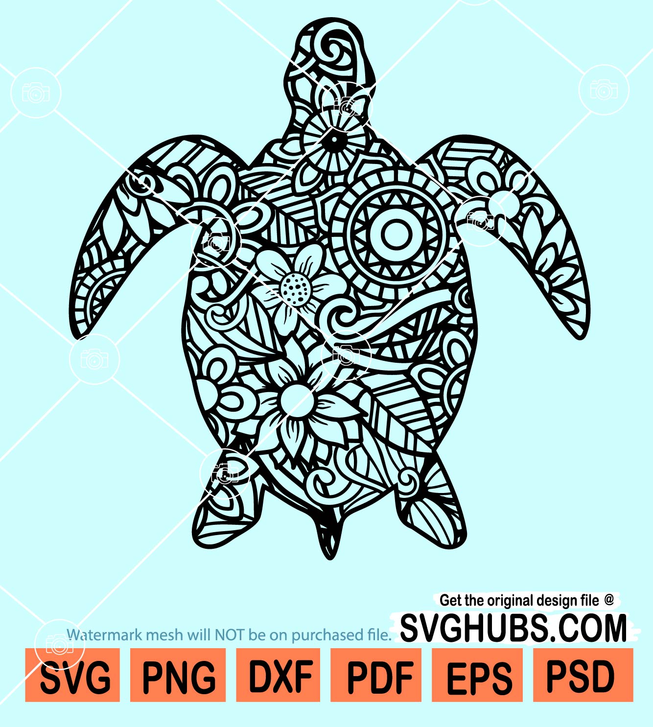 Turtle Mandala Svg Mandala Svg Mandala Turtle Turtle Svg Turtle