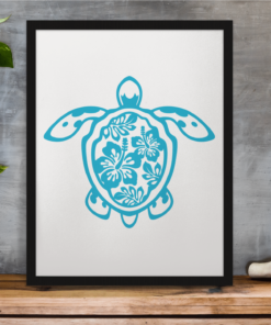 Turtle wall dacor svg