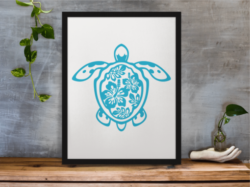 Turtle wall dacor svg