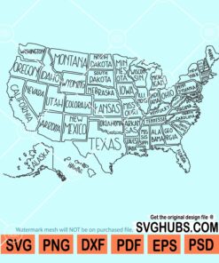 USA Map svg