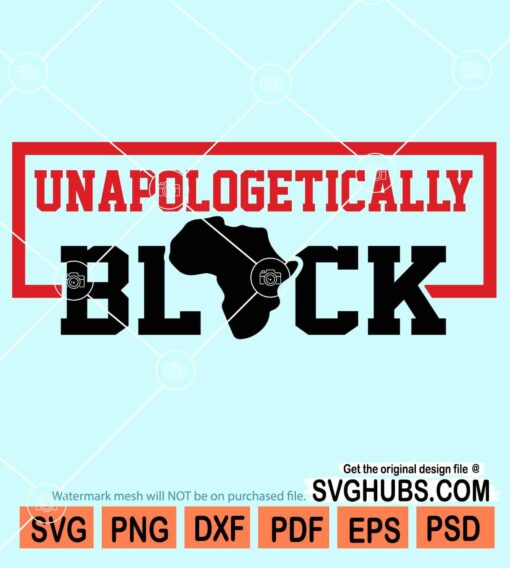 Unapologetically black svg