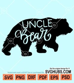 Uncle bear svg