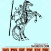 Viking horse svg