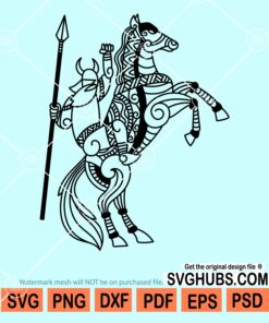 Viking horse svg