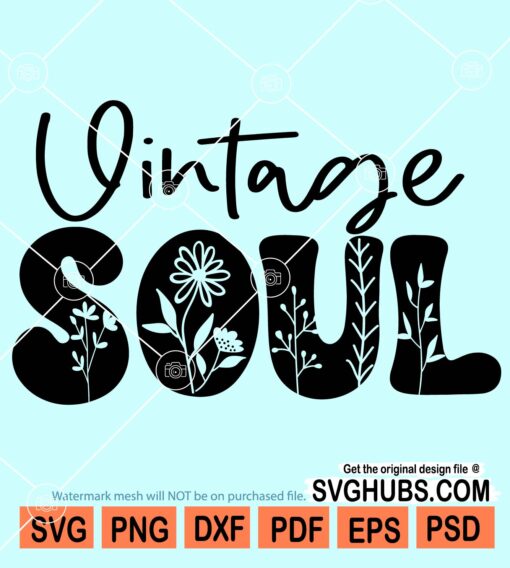 Vintage soul svg