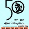 Walt Disney World 50th Anniversary svg
