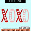 Xoxo SVG free